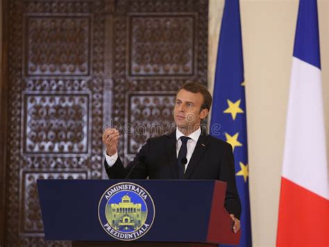 Le Pr Sident Fran Ais Emmanuel Macron Photo Stock Ditorial Image Du