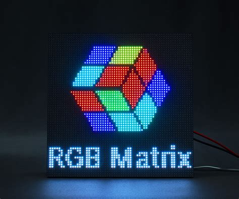 Rgb全彩led点阵25mm间距显示屏64×32亮度可调