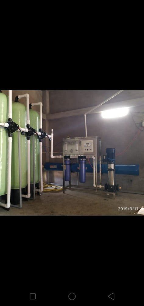 Lph Ro Plant At Industrial Reverse Osmosis Plant In