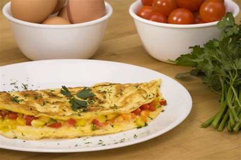 Vegetable and Cheese Omelet Recipe | How to Make an Omelette