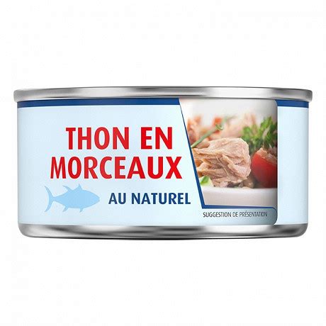 Morceaux De Thon Listao Au Naturel 185g