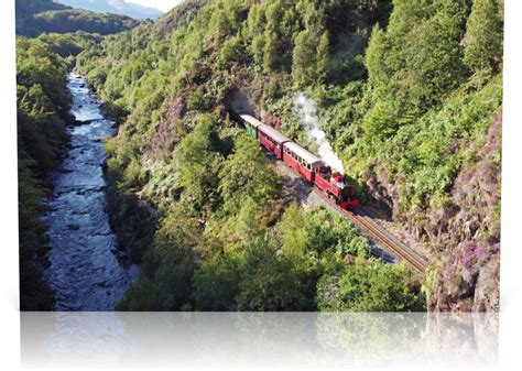 Russell In The Aberglaslyn Pass Welsh Highland Railway Greeting