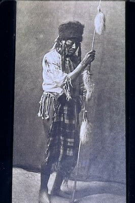 Edward Curtis On Top Apsaroke Native American Photo Mm Art Slide