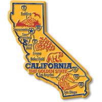 California Souvenir Magnets | Classic Magnets