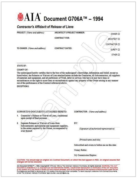 Aia Documents And Forms