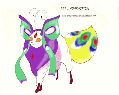 Lepideon the bug type eeveelution by BOUTHILLIERMarjo on DeviantArt