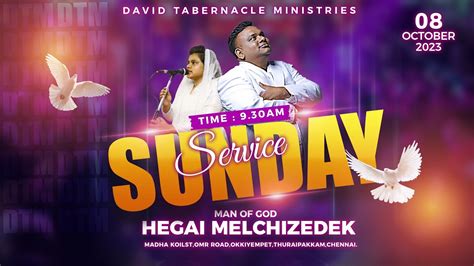 Live SUNDAY TAMIL SERVICE Man Of God Hegai Melchizedek DAY