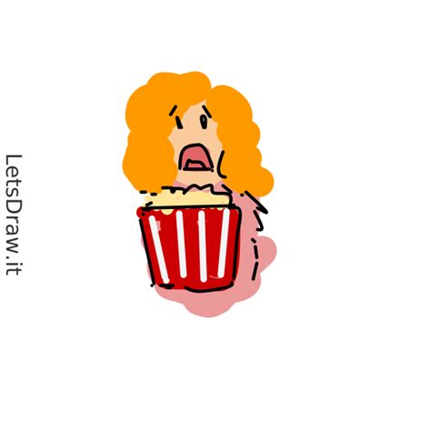 draw popcorn ntfgzshpng letsdrawit