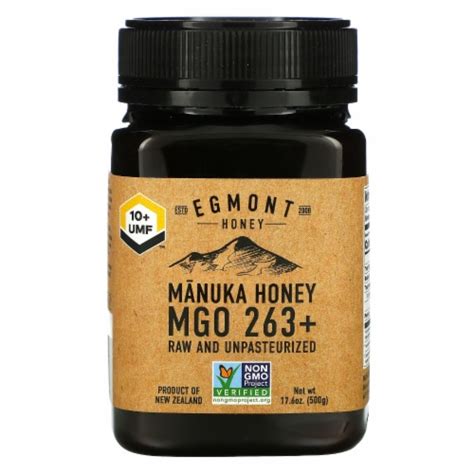 Egmont Honey Manuka Honey Raw And Unpasteurized UMF 10 MGO 263 17 6