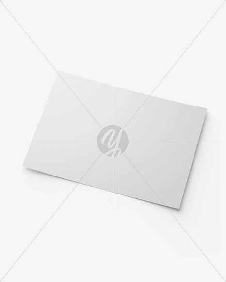 Matte A5 Postcard Mockup Free Download Images High Quality Png 