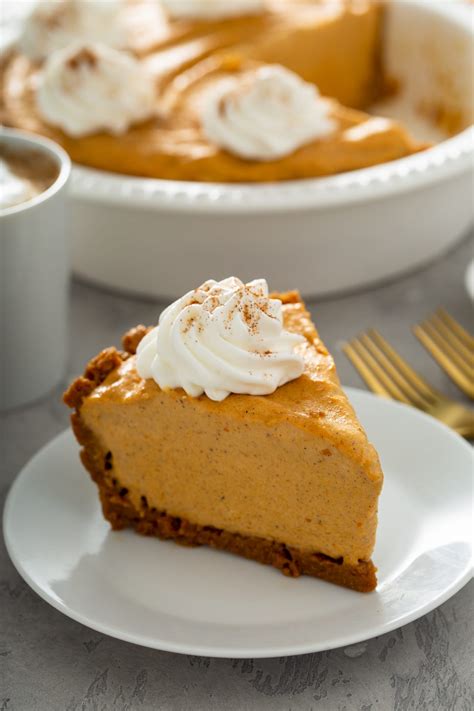 Pumpkin Pie With Ice Cream