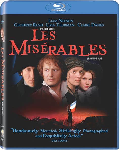 Les Miserables Bilingual Blu Ray Amazon Ca Liam Neeson Uma Thurman