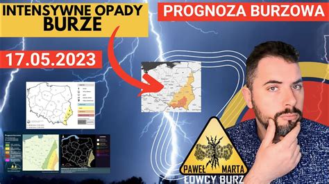 PROGNOZA BURZOWA Analiza intensywne opady i burze w środę prognoza