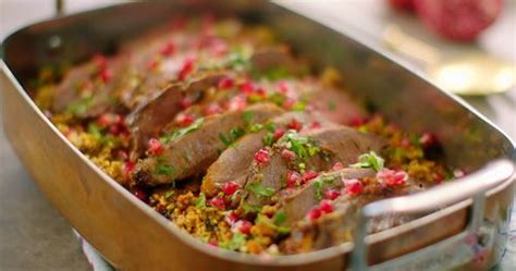 Nadiya Hussain Roasted Leg Of Lamb With Preserved Lemons And Couscous