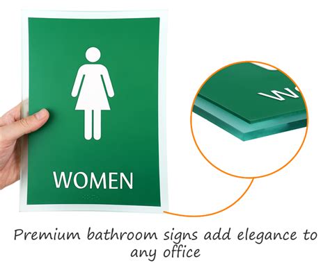 Designer Restroom Signs