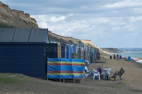 The Beach at Barton-on-Sea editorial stock image. Image of landscape - 104135689