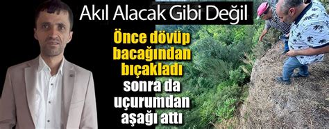 Boluda akıl almaz olay bacağından bıçaklayıp dereye attı Bolu Haber