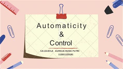 Automaticity And Control Week 9 Youtube