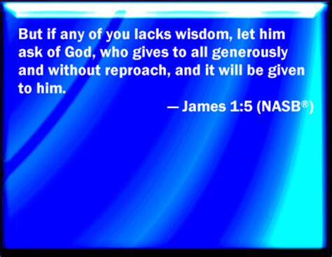 Bible Verse Powerpoint Slides for James 1:5