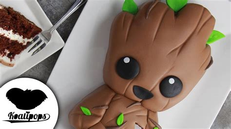 Baby Groot Cake Guardians Of The Galaxy Vol 2 Marvel Party Ideas