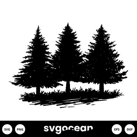 Tree Svg Free Vector For Instant Download Svg Ocean — Svgocean