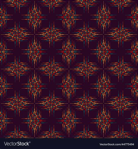 Abstract Squares Seamless Pattern Design Vector Image