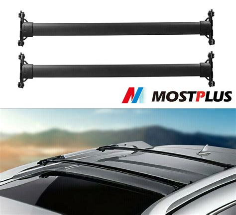 MOSTPLUS Pair Aluminum Cargo Carrier Roof Rack Cross Bars For 2010 2015