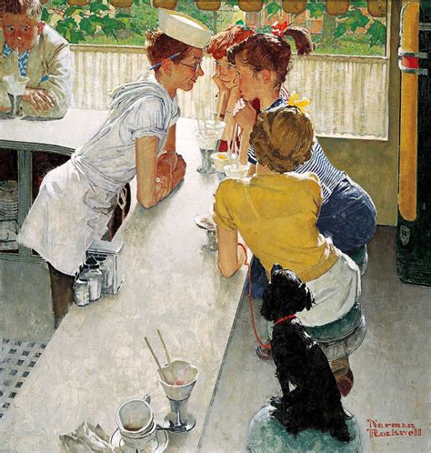 El Trolley De Nieves Norman Rockwell El Ilustrador Del American Way