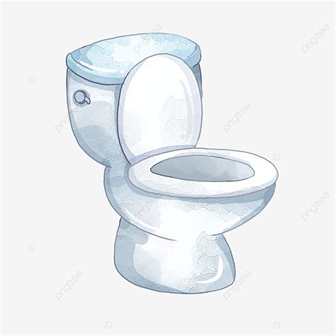 Toilet Png Image White Hand Drawn Toilet Toilet Creative Illustration