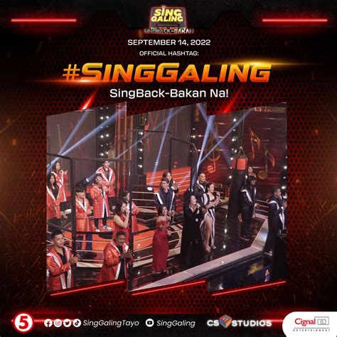 TV5 On Twitter The Sing Galing Stage Will Be On Fire Siguradong