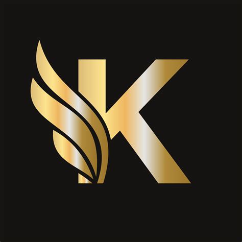 Letter K Wing Logo Design For Freight And Transportation Symbol Wing