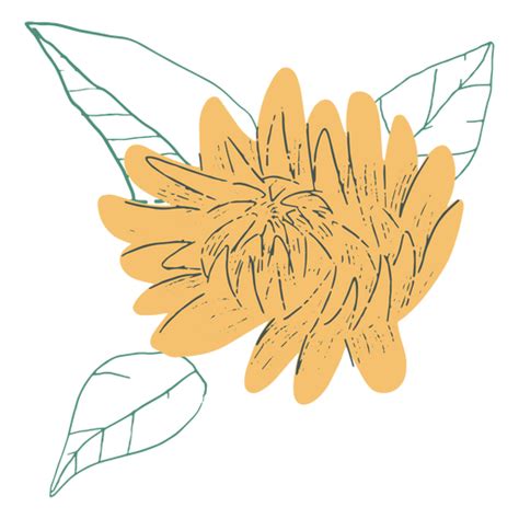 Design PNG E SVG De ícone Da Natureza Da Flor Da Primavera Para Camisetas