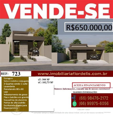 Terreno A Venda No Jardim Bougainville Sinop Mt Imobiliária Flor De