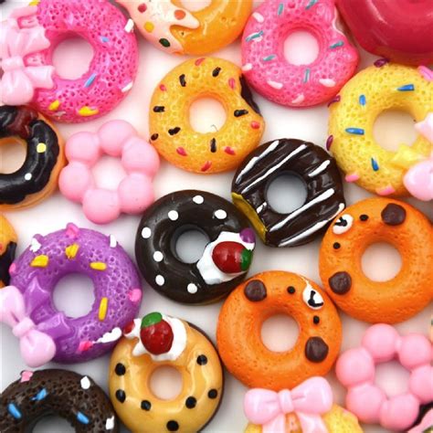 Jual 1pc Miniatur Donat Roti Donut Makanan Rumah Boneka Craft Mainan