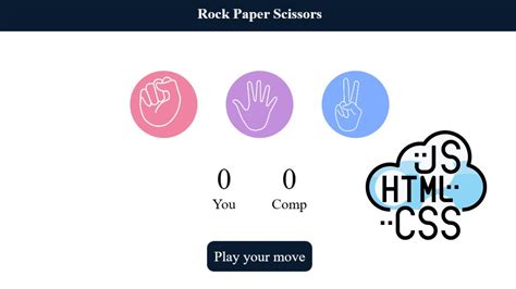 JavaScript Rock Paper Scissors Game Tutorial Build Your Own Game