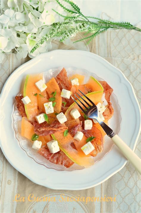 Insalata Di Melone Prosciutto Croccante E Feta Cucina Scacciapensieri