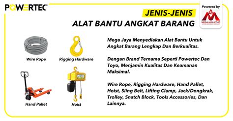 tips memilih alat bantu angkat barang  tepat mega jaya