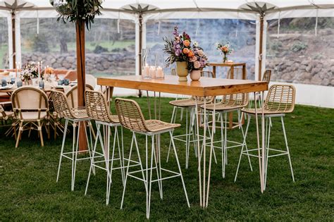 Hairpin White Tables Elderberry Event Hire