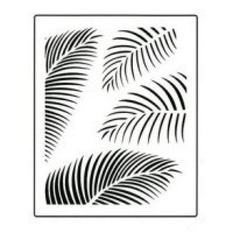 Scrap Fx Palm Frond Stencil 21 X 26 Cm Palm Frond Abstract Artwork