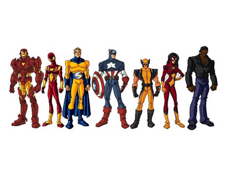 Avengers Cartoon Characters