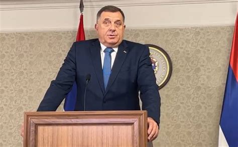 Milorad Dodik Na Press Konferenciji Nakon Potvrde CIK A Da Je Izabran