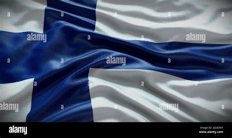 Finland National Flag Background Illustration Symbol Of Country Stock