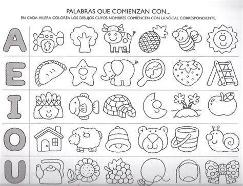 Dibujos De Las Vocales Para Imprimir Fácilmente Con Los Peques