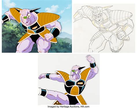 dragon ball  captain captain ginyu production cel group