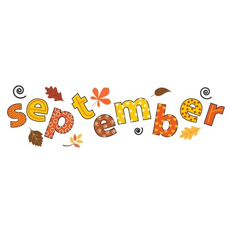 Month September Clipart