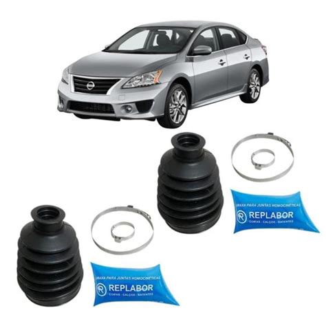 2 Kit Coifa Homocinética Lado Roda Nissan Sentra 1991 Solupe