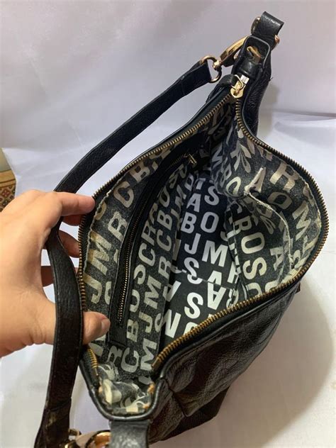 Marc Jacobs Black Hobo Bags Barang Mewah Tas Dompet Di Carousell