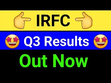 IRFC Q3 RESULTS IRFC Q3 RESULTS 2023 IRFC SHARE LATEST NEWS IRFC