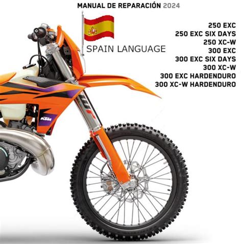 2024 Husqvarna Te250 300 Tbi Repair Manual Ktm