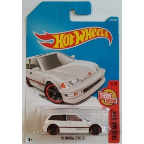 Miniatura Hot Wheels 90 Honda Civic Ef Then And Now Shopee Brasil